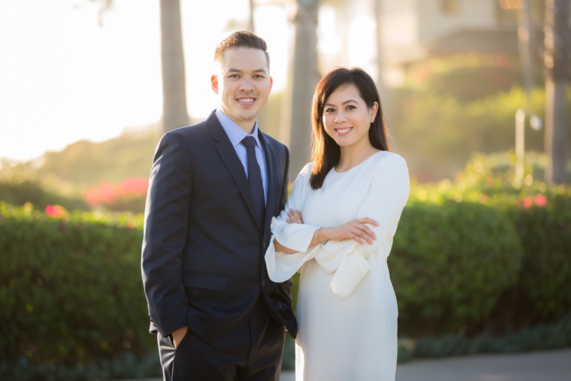 Two Asian Dentists in Laguna Hills Smiling